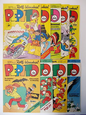 9x PEPITO - Various No. 1/2/3 Year - Comic Collection / Z. 2/2-3