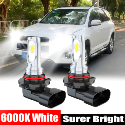 For Toyota RAV4 2016 2017 2018 - 9012 LED Headlight Bulbs 6000K White Hi-Lo Beam