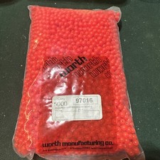 5000 Worth Fluorescent Red 6mm Round Beads Spinnerbaits Spinner fishing lures