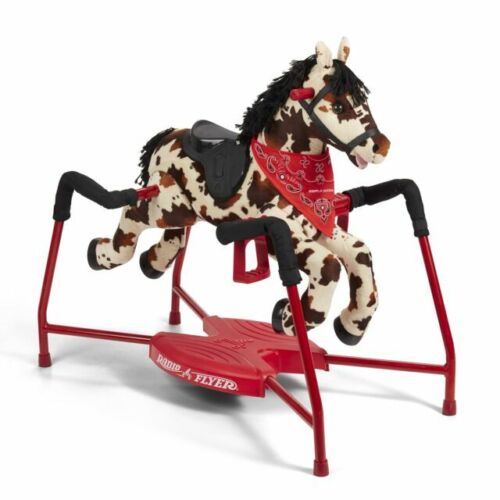 Classic SPRING ROCKING HORSE Freckles Interactive Plush  Ride-On Toy with Sounds - Picture 1 of 1