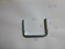 U-Bügel Bügelschraube Rechteckbügel M10X60...