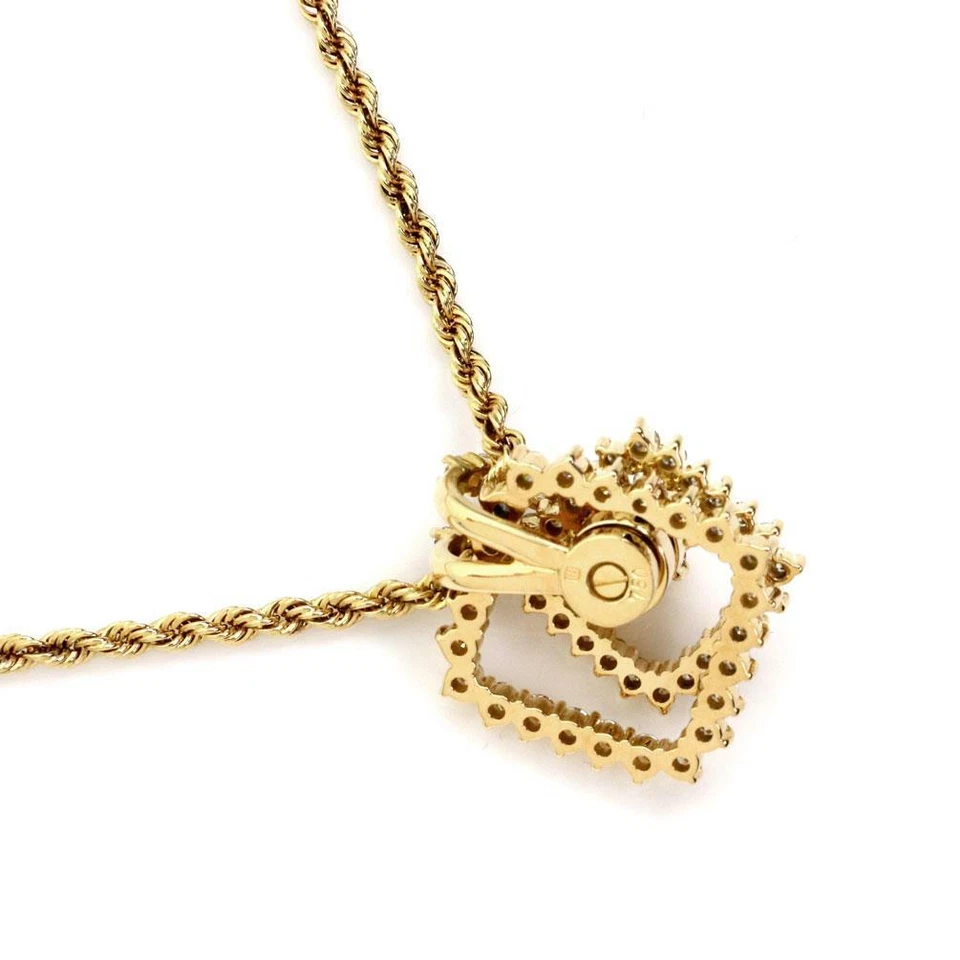 Кулон и цепочка спиннер Movado 2 карата золото 18 карат 2 уровня бриллиант - Изображение 3 из 4