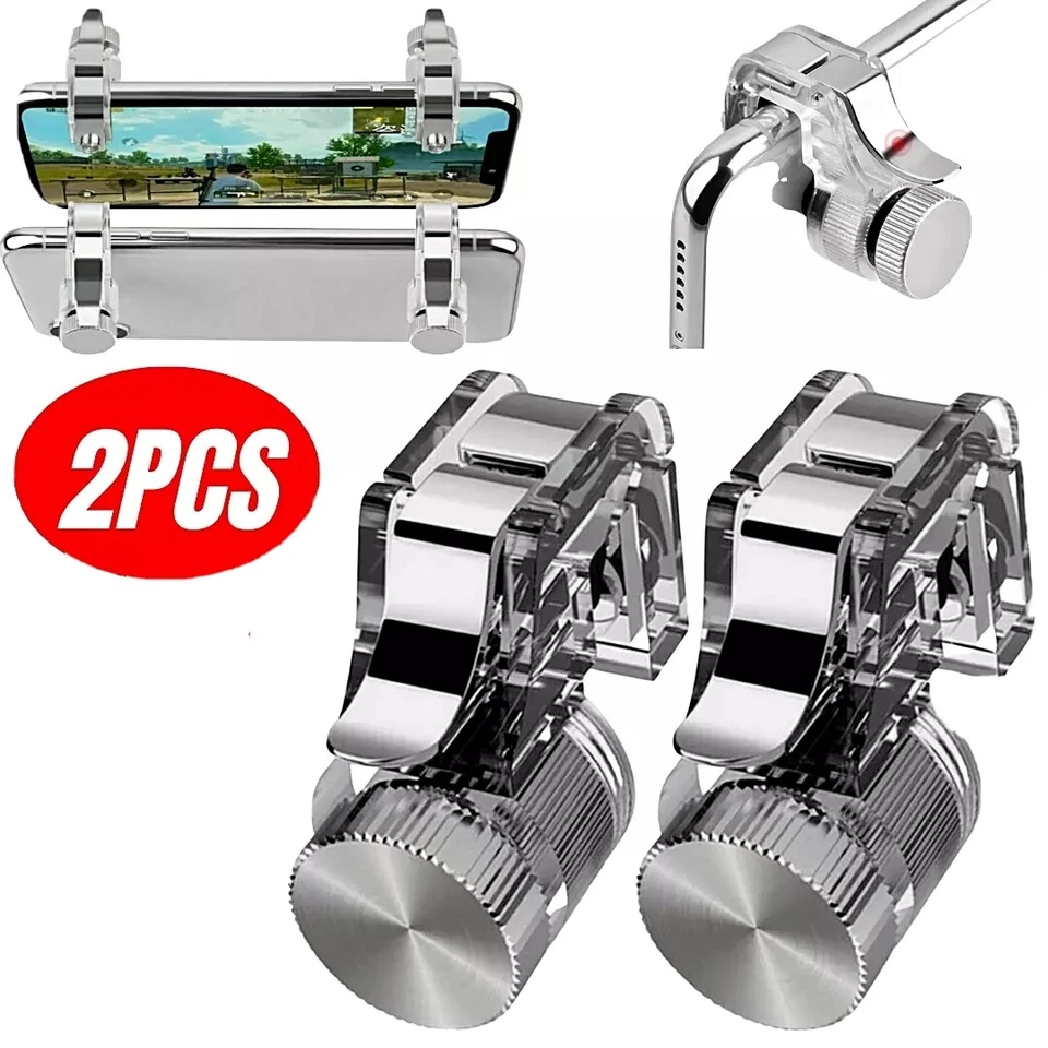 1 Pair Gaming Trigger Phone Game PUBG Mobile Controller Gamepad for Android IOS - Image 3 of 4