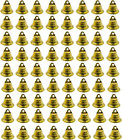 New ListingAuear, Mini Gold Liberty Jingle Bells for Craft Making Wind Chimes and Favor Dec