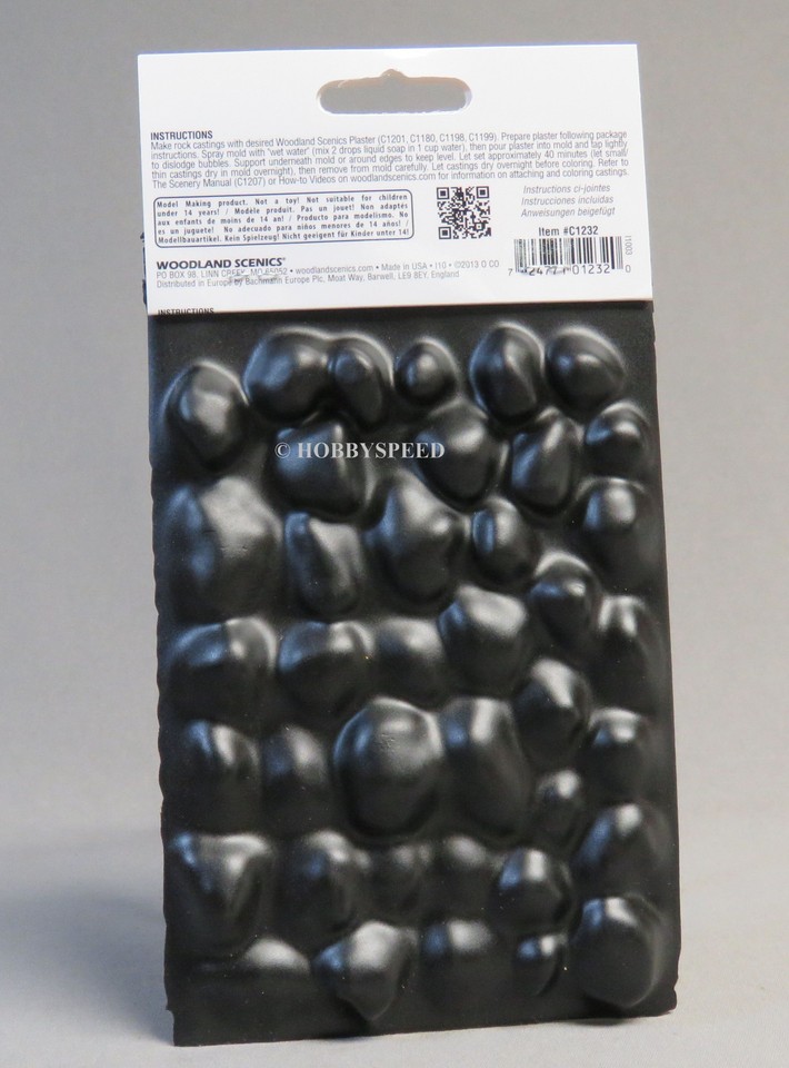 WOODLAND SCENICS ROCK MOLD BOULDERS O HO N O GAUGE train scenery ...