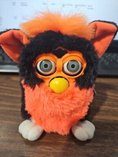 Tangerine Tart Black And Orange Furby Working Tiger Electronics Vintage