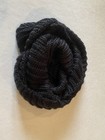 H&M Black Chunky Knit Infinity Scarf Brand New Without Tag — photo 4