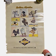 David Bromberg Band Reckless Abandon 22x30 Promo Poster VTG 1977 Fantasy Records