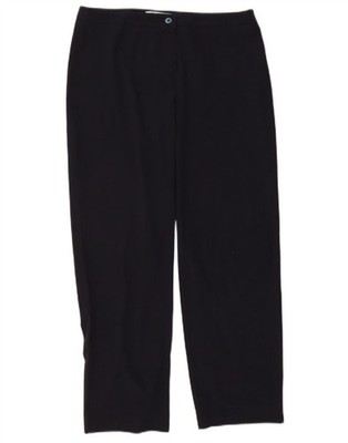Marella Damen gerade Freizeithose UK 16 Large W32 L28 dunkelblau AU17