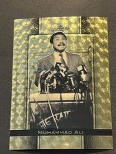Marketplace image: 2010 Leaf Metal Muhammad Ali SUPERFRACTOR PROOF #61