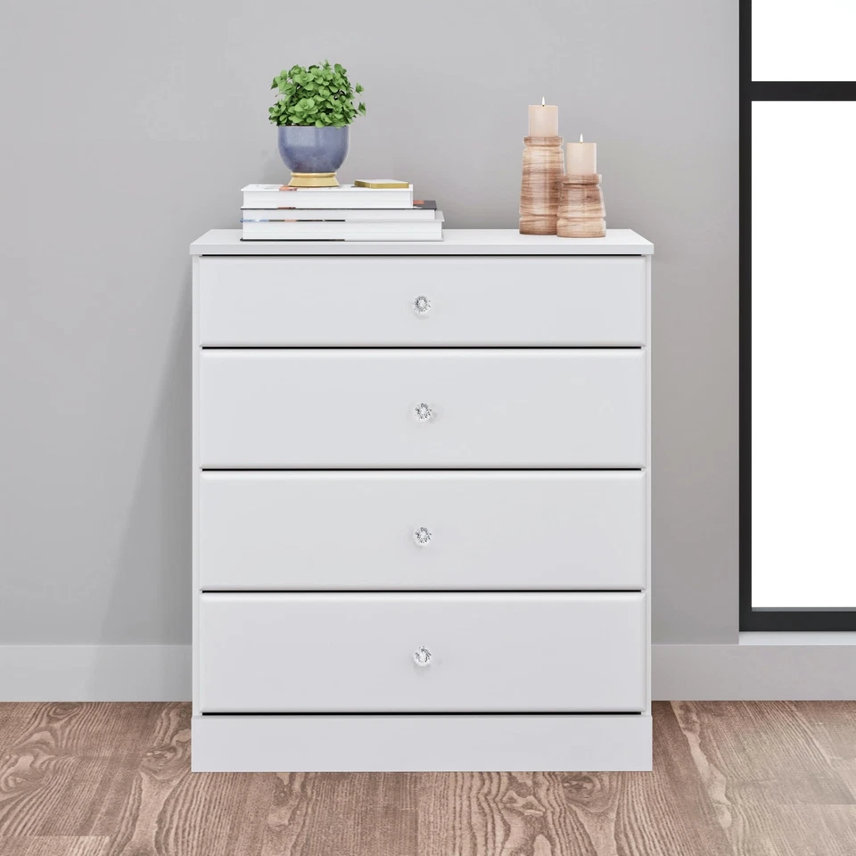 Astrid Simplistic 4-Drawer Dresser for Bedroom, Functional Chest of Drawers w... - Image 3 of 4