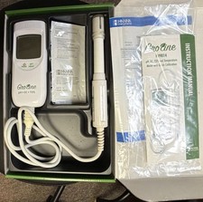 Hanna HI9814 GroLine pH EC TDS Temperature Meter Kit w/HI1285-7 Probe Box Manual