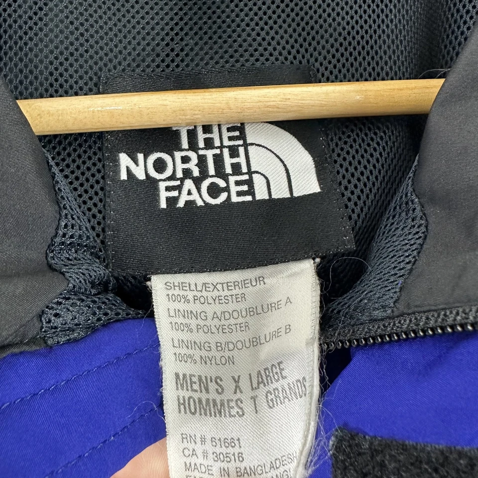 Chaqueta con capucha de lluvia XL para hombre The North Face púrpura negra 2010 Foto 3 de 4