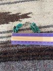 turquoise neckless and bracelet  with silver ( native made ) 1980's , — photo 9