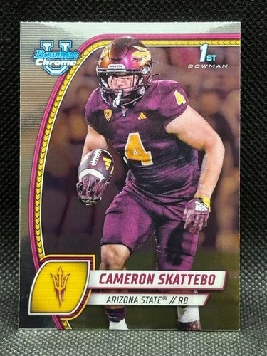 CAMERON SKATTEBO Rookie RC 2024 1st Bowman Chrome U #37!