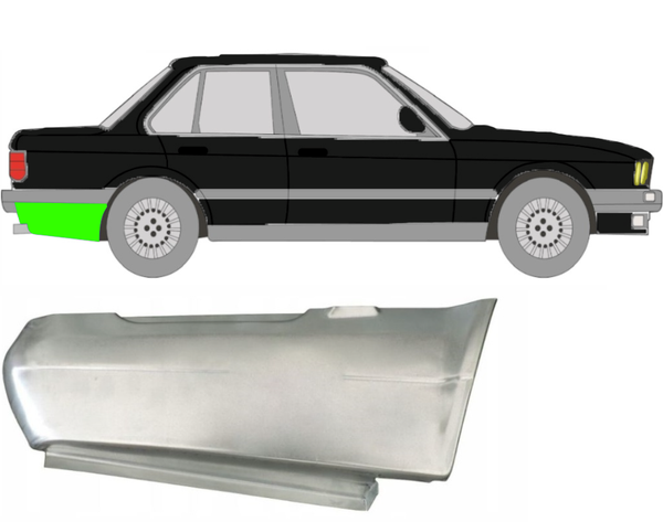 KotflüGel FüR BMW 3Er E30 1982 - 1987 Rechts Hinten-image