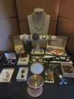 Vintage Lot Of Finer Costume Jewelry 35 Pieces. Some Signed. Gold Silver Plated