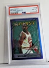 1995-96 Topps Finest Michael Jordan W/Coating Card PSA 8 NM-MT #229 BEAUTIFUL!