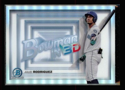 2022 Bowman #B3D-16 Julio Rodriguez Bowman in 3D Seattle Mariners