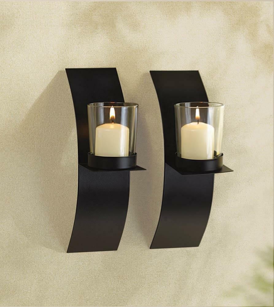 Wall Sconce Plaque Set Of Two New