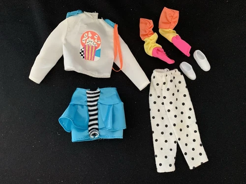 Vintage 1988 "Cool Times" Barbie Midge #3216 COMPLETE OUTFIT  Mattel NICE!