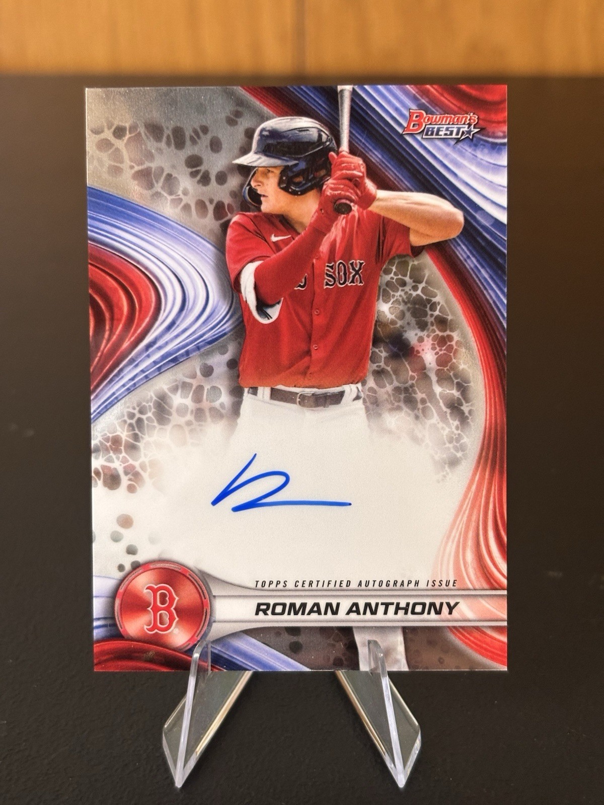 2024 Bowman's Best - Best of 2024 Autographs Roman Anthony #B24-RA (AU, RC)