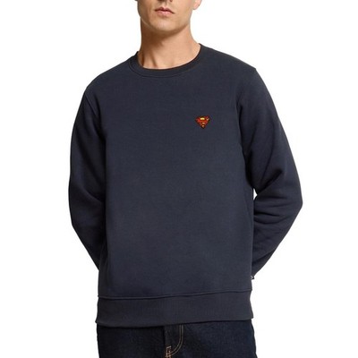 Superman Original Logo S-Shield Stick Männer Premium Bio Pullover