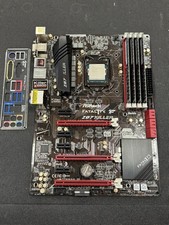 ASRock Z87 KILLER LGA1150 Intel Core i5 4670K 8GB PC3 RAM Motherboard WORKING