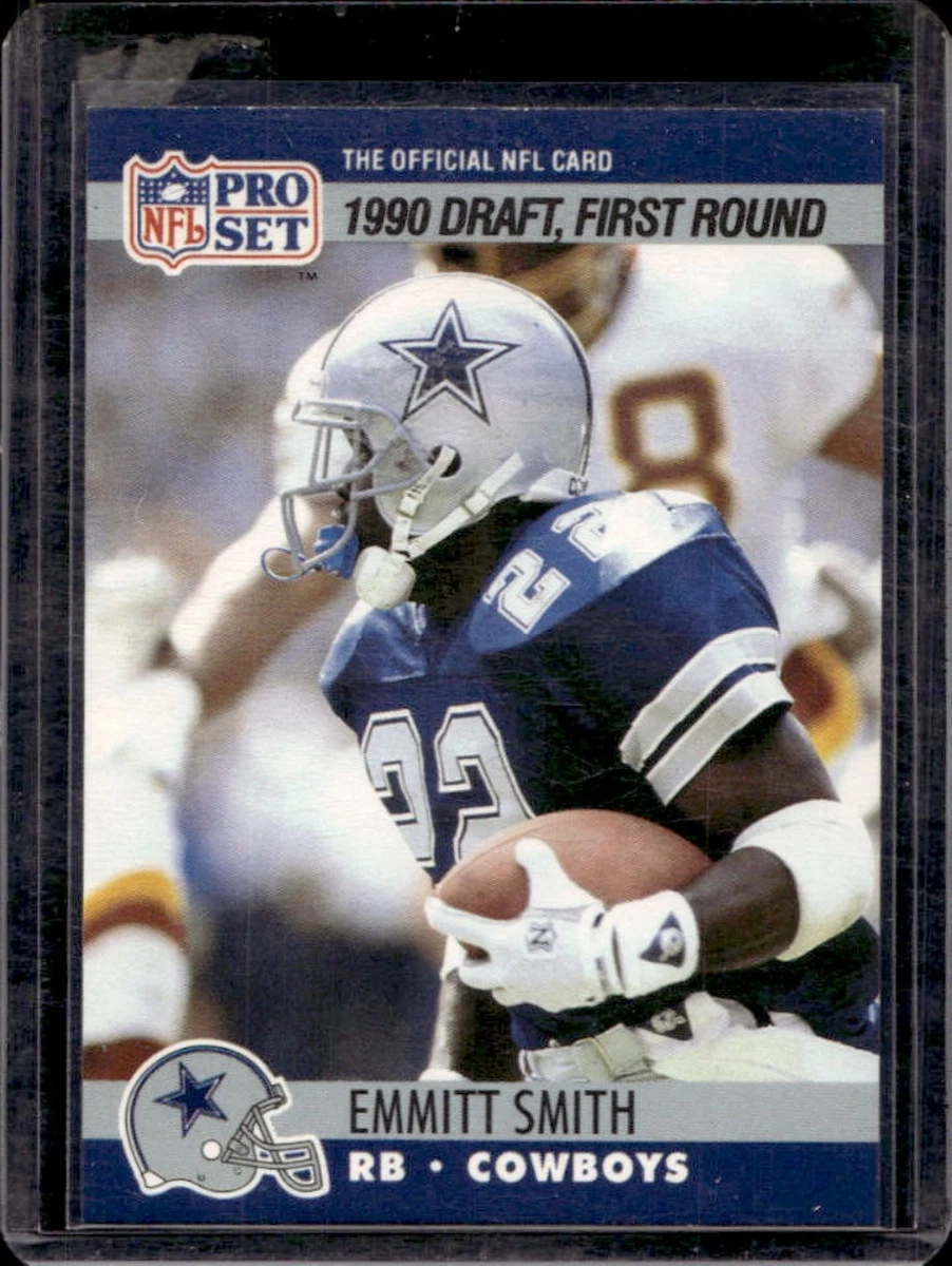 Emmitt Smith Dallas Cowboys Football Pro Set Sports Trading Cards