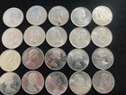 1958-1967 Canada Silver Dollars (Roll of 20) UC and BU condition (12 oz Silver)