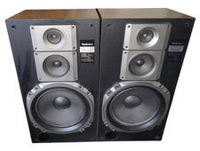 Vintage Technics Sb-s407 3-way Speakers Pair 150w 8 Ohm Tested Grills Japan Vintage Technics Sb-s407 3-way Speakers Pair 150w 8 Ohm Tested Grills Japan