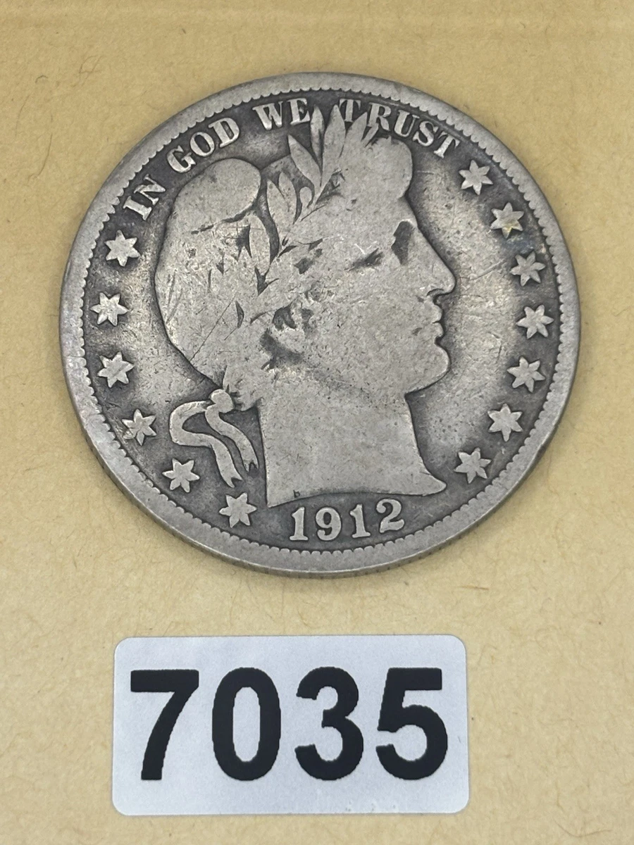 1912 Year Barber Half Dollars (1892-1915) for sale | eBay