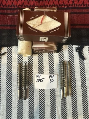 PARKER-Hale Vintage cleaning jags(3)x J30 & .375 Brush Made In England w/patches
