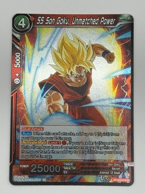 SS Son Goku, Unmatched Power BT30-004 R Foil Dragon Ball Three Glorious Fighters