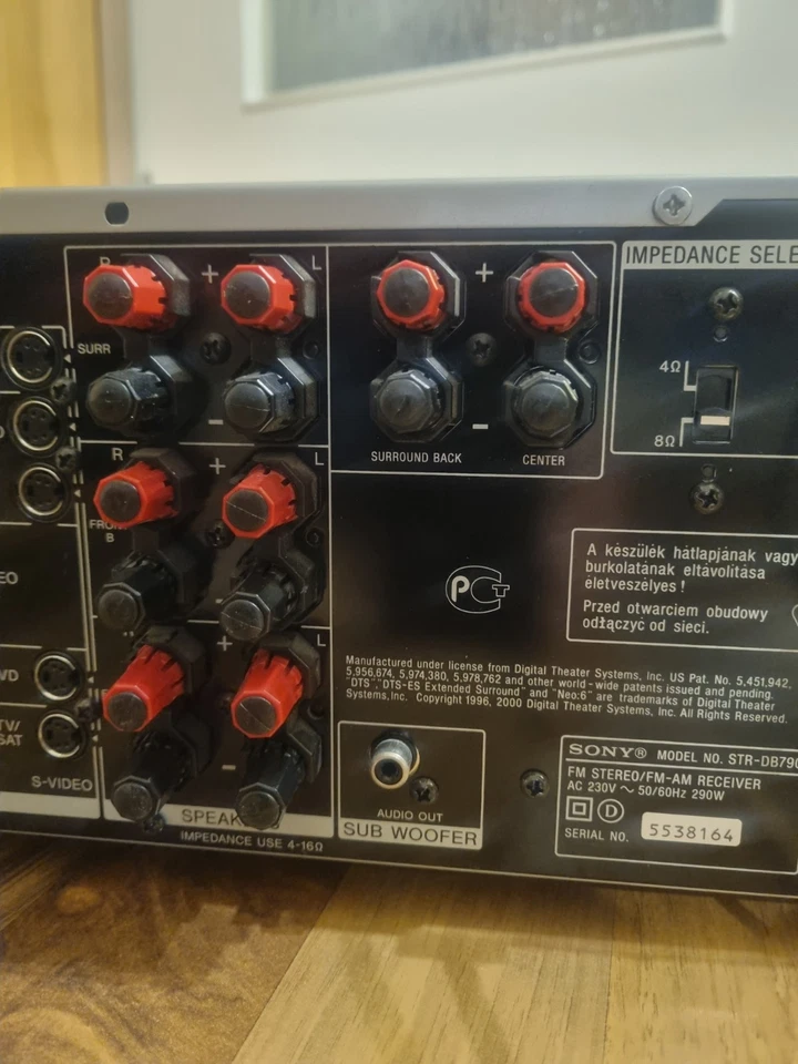 ✅Sony STR-DB790 Digital RDS Heimkino Receiver Silber✅ - Bild 4 von 4