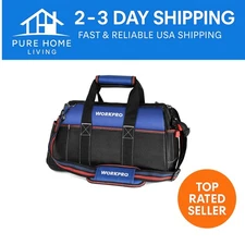 16-Inch Waterproof Tool Bag - Durable Heavy-Duty Storage with Adjustable Strap