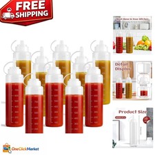 Durable 32 oz Reusable Plastic Squeeze Bottles - Perfect for BBQ Sauces