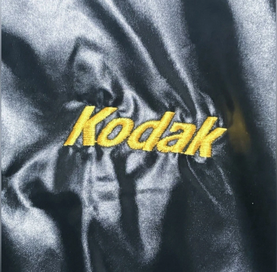 Chaqueta cortavientos vintage Kodak Racing abrigo talla grande ropa de calle Starboy Foto 2 de 4