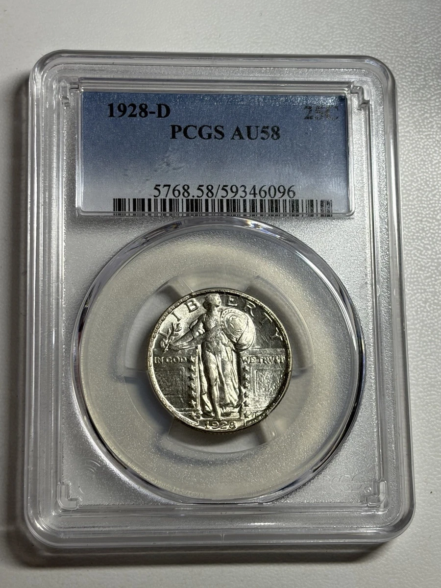 25+ Silver 1928 Year Standing Liberty US Quarters (1916-1930) for