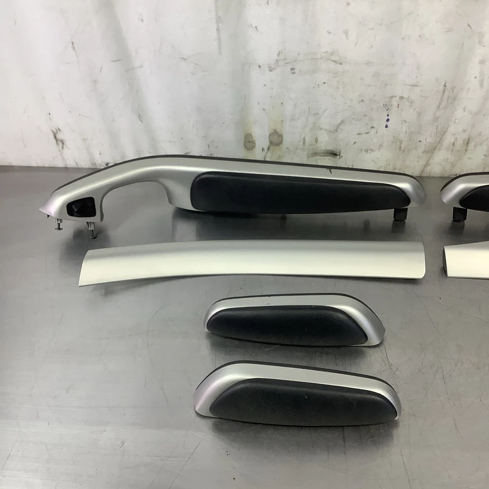 Juego de molduras interiores convertibles plateadas OEM para BMW Serie 3 E46 325Ci 330Ci Foto 2 de 4