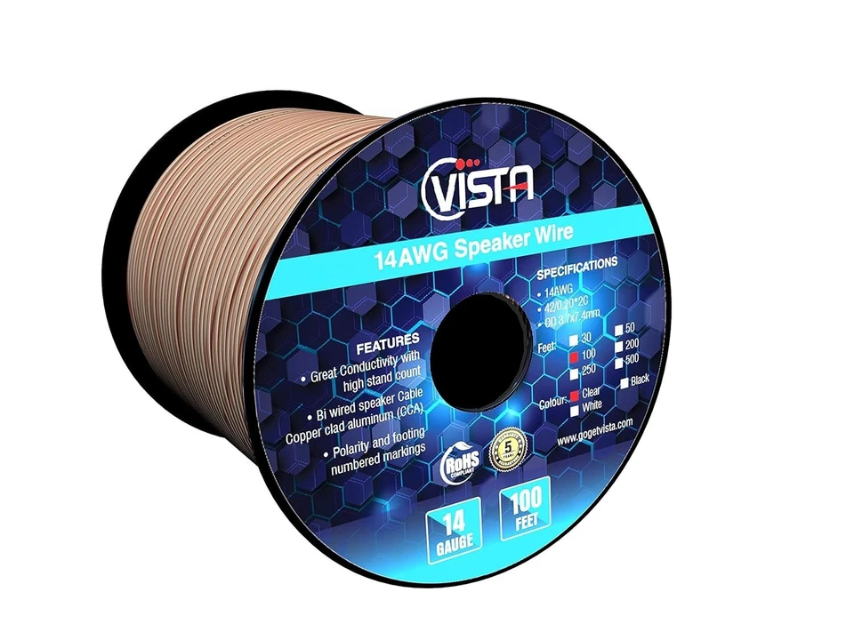 Speaker Cable Cable Hifi For Speakers AV receivers and Car Audio Systems - Image 2 of 4