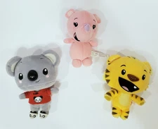 TY Beanie Babies Ni Hao Kai-Lan Plush Lot Rintoo Tolee Lulu Set Fisher Price P30