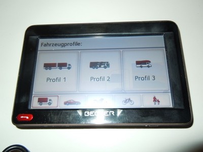 Becker Transit 50,LKW;PKW;BUS;CAMPER Navi,5 Zoll,Europa 2025,TMC.