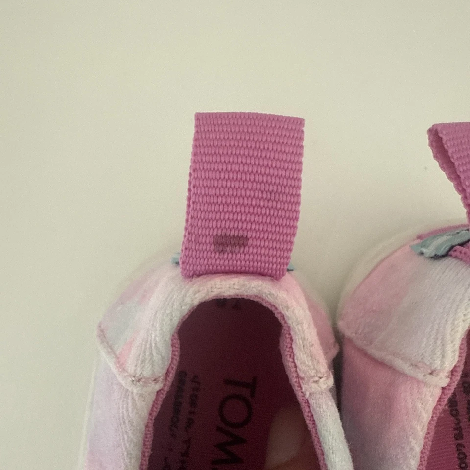 Toms Niñas Pequeñas Talla 8T Rosa Tie Dye (ver Descripción) Foto 3 de 4