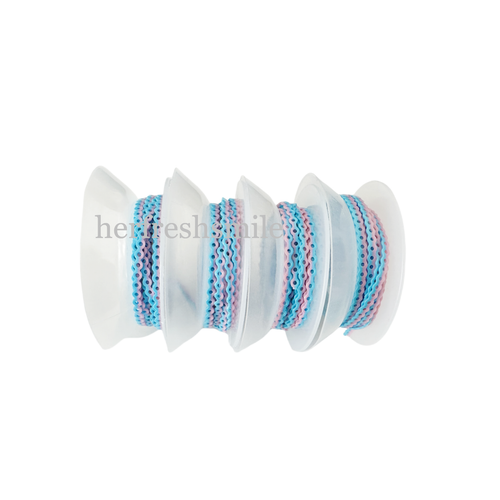 Double Color Dental Orthodontic Elastic Ligature Tie Rubber Bands Power Chains - Picture 8 of 23