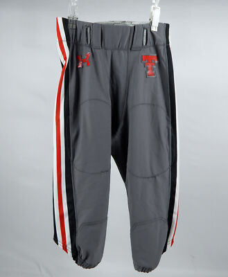 2021 Texas Tech Red Raiders Patrick Curley #35 Game Used Grey Pants 36 295