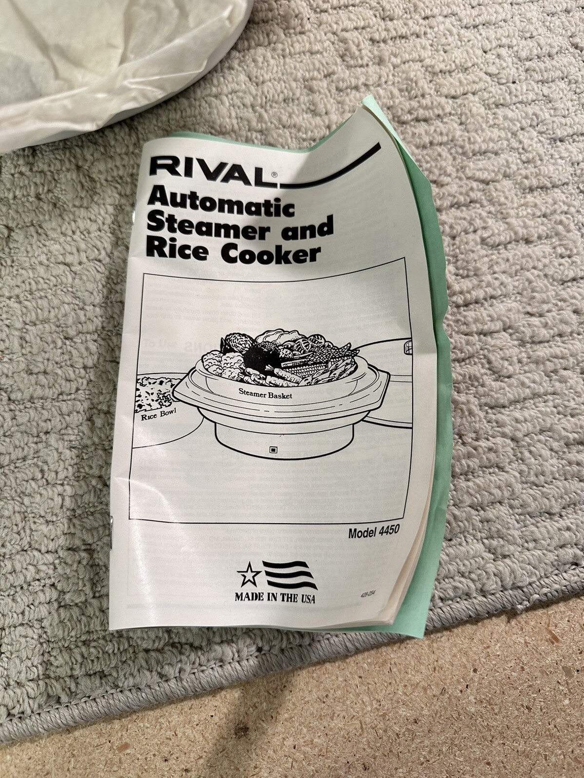 Su Rival Fish Ril Rival Automatic Vegetable Food Fish Steamer and Rice Cooker Model 4450 ...