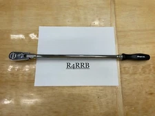 Snap-on Tools NEW BLACK 3/8" Drive Hard Grip Extra Long Flex Ratchet FHLLFD80BK