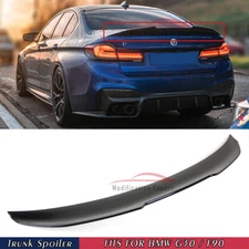 For 17-23 BMW G30 G38 5 Series F90 M5 PSM Style Glossy Black Trunk Spoiler Wing