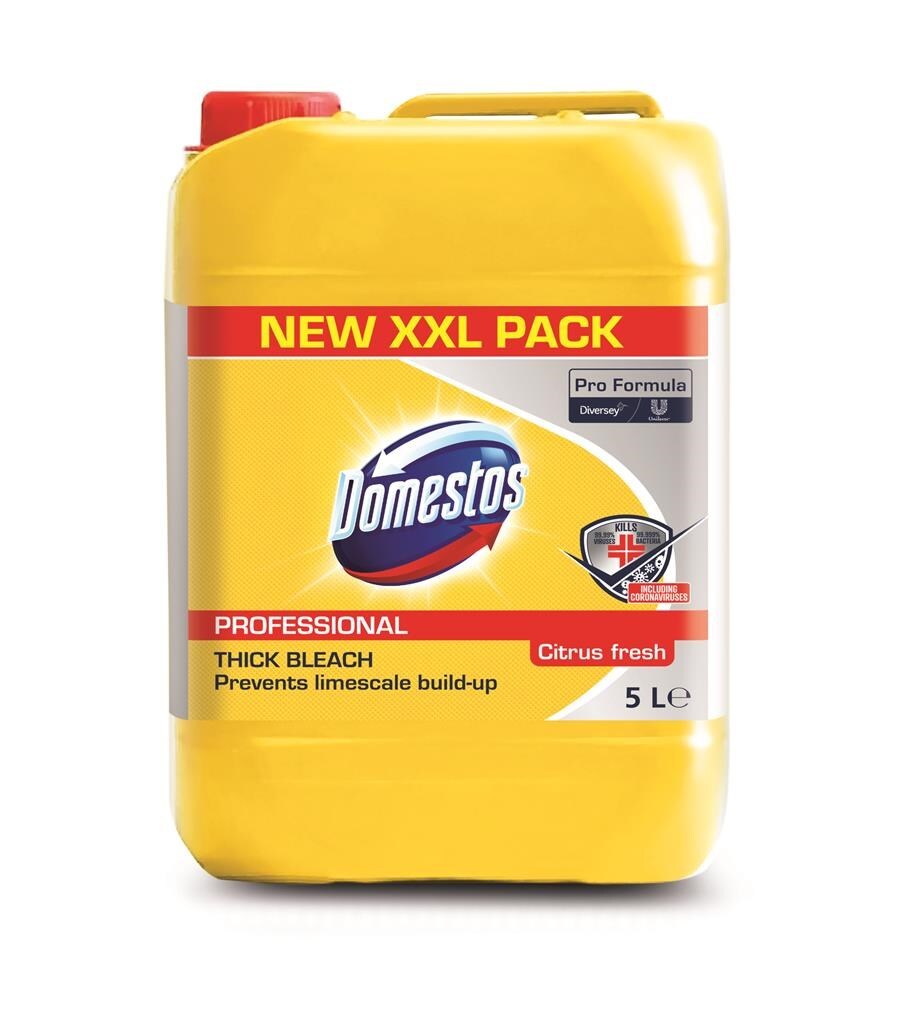 7615400813759 DOMESTOS ПРОФЕССИОНАЛЬНАЯ туалетная вода с цитрусовой свежестью, XXL, 5 л Domestos